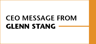 CEO message with Glenn Stang
