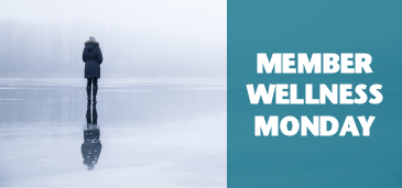 women reflection on the ice - member wellness monday