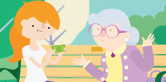 Jen talking inflation with OG - Old Granny