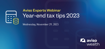 Avisoexpertswebinar 365X170 Aviso Experts Webinar - Year End Tax Tips