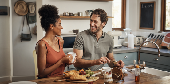 Couple Enjoying Dinner